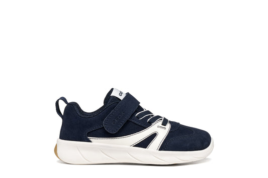 Geox Foot-Run Boys Navy White Barefoot Trainer