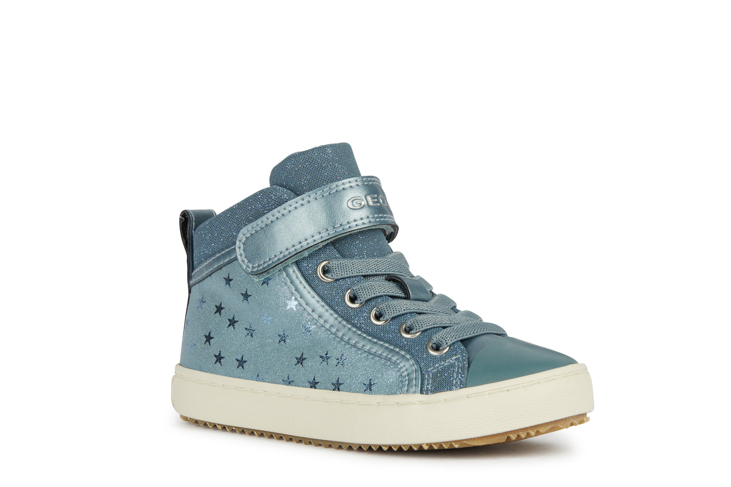 Geox Kalispera Girls Sage Blue Hi-Top Boot
