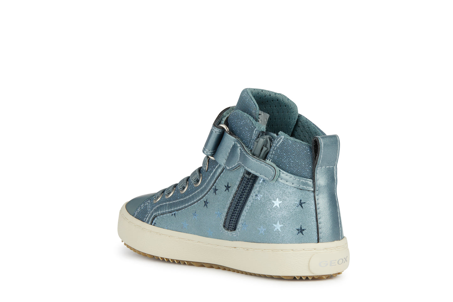 Geox Kalispera Girls Sage Blue Hi-Top Boot