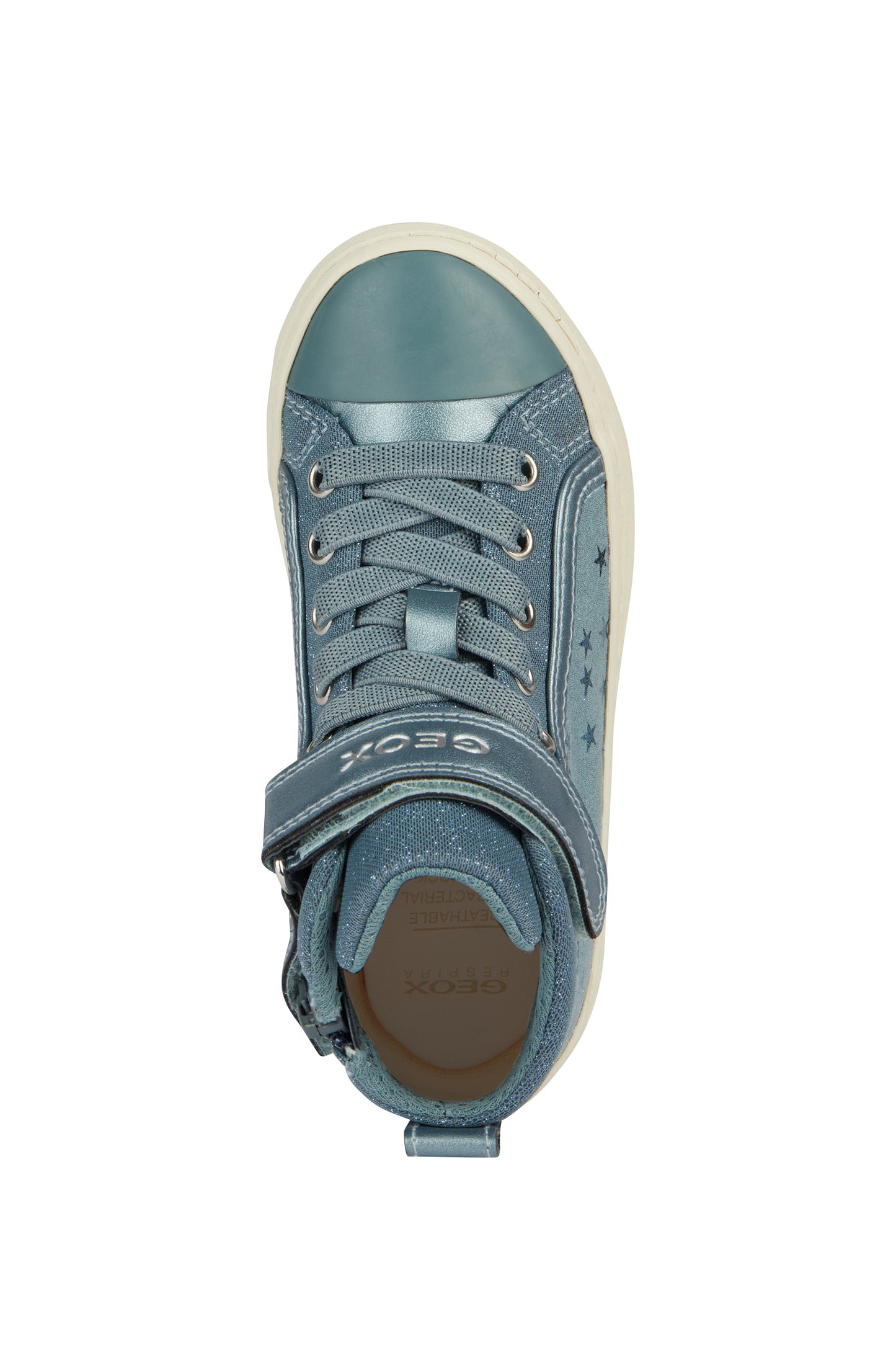 Geox Kalispera Girls Sage Blue Hi-Top Boot