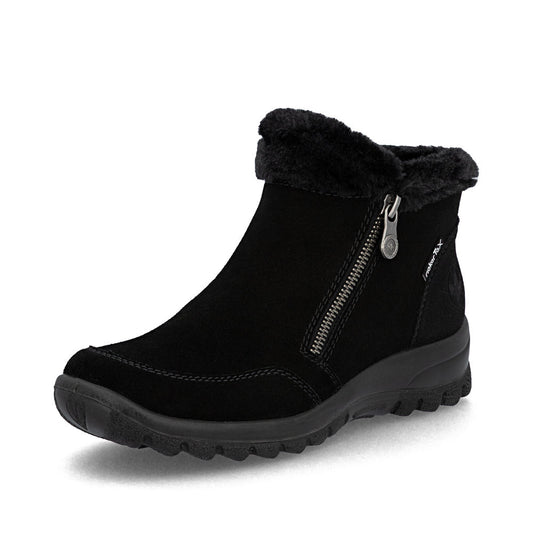 Rieker L718800 Womens Black Waterproof Warm Boot