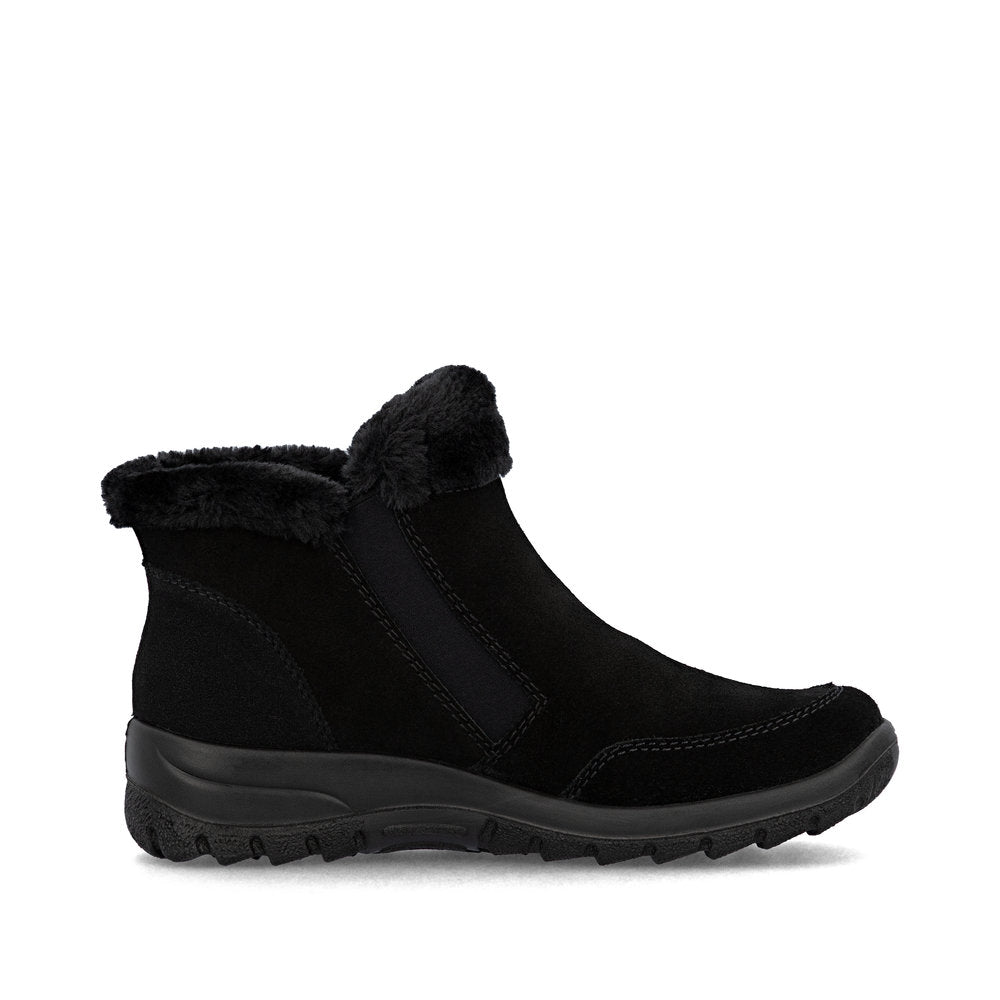 Rieker L718800 Womens Black Waterproof Warm Boot