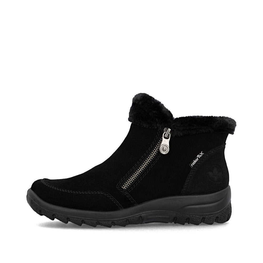 Rieker L718800 Womens Black Waterproof Warm Boot