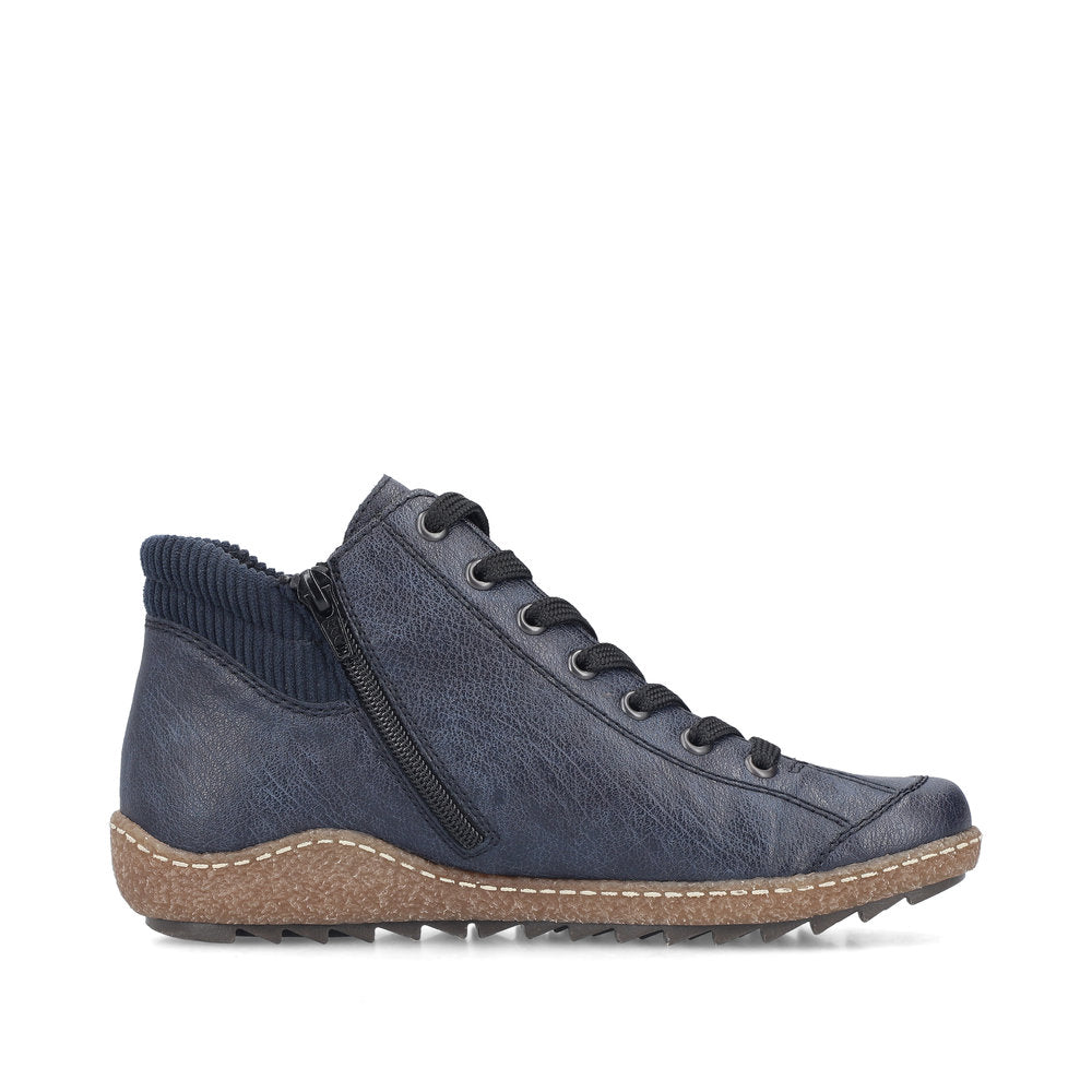 Rieker L751415 Womens Navy Waterproof Ankle Boot