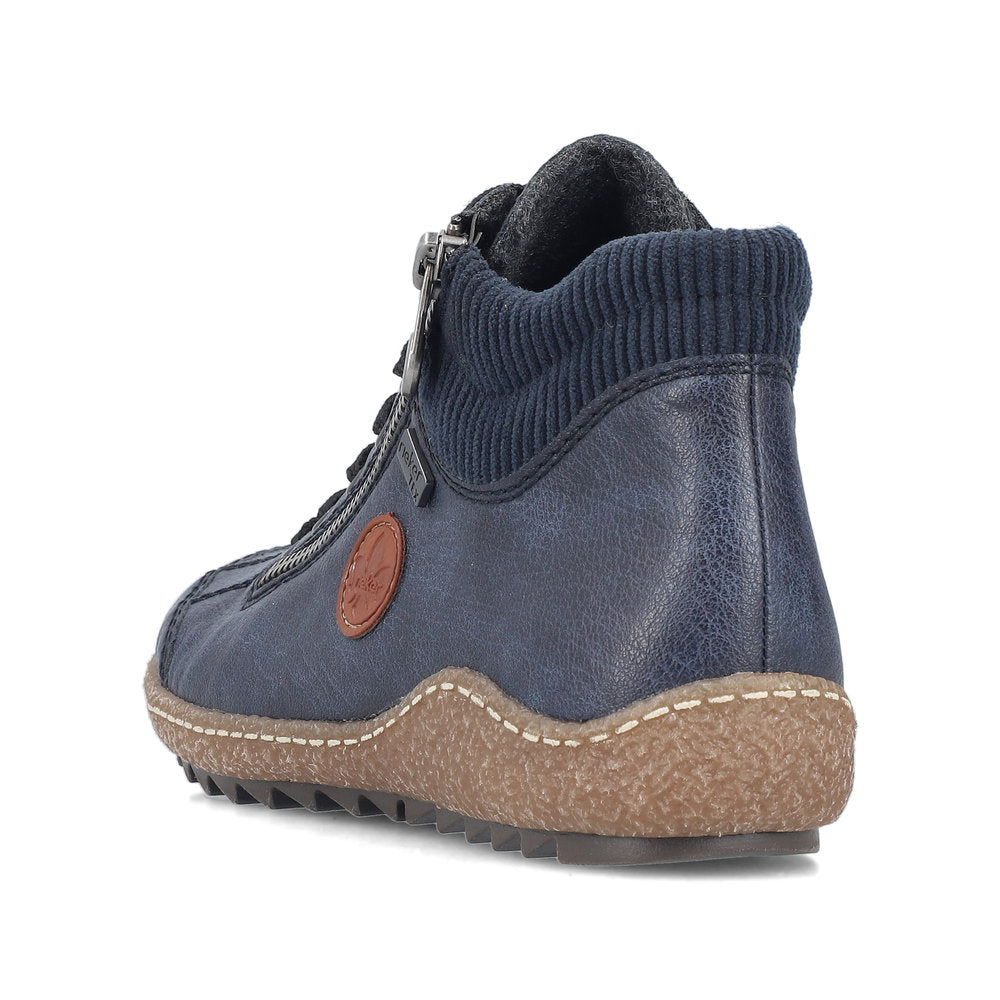 Rieker L751415 Womens Navy Waterproof Ankle Boot