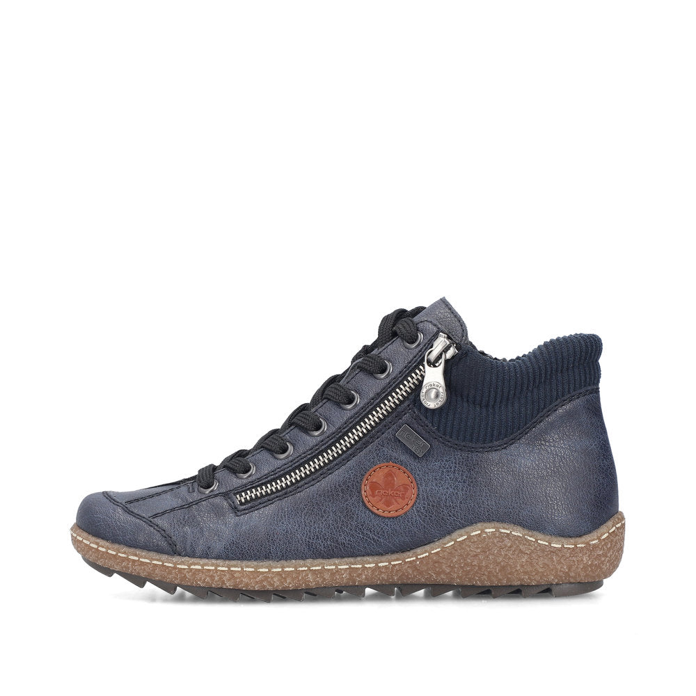 Rieker L751415 Womens Navy Waterproof Ankle Boot