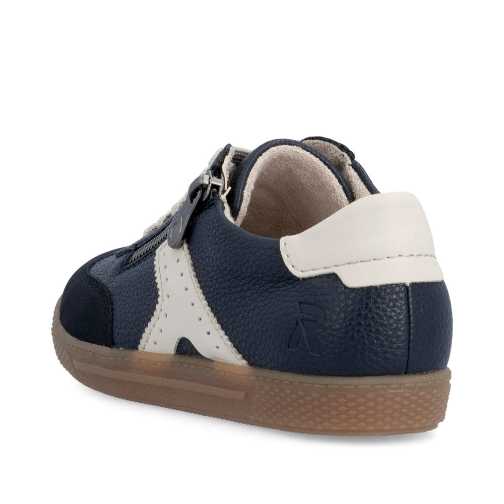 Rieker L970014 Womens Navy Gum Sole Trainer