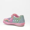 Lelli Kelly Elsie Rainbow Girls Multi Glitter Canvas Shoe