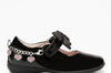 Lelli Kelly Angel Bracelet Girls Black Patent School Shoe F Width