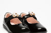 Lelli Kelly Ella Princess Carriage Girls Black Patent School Shoe G Width