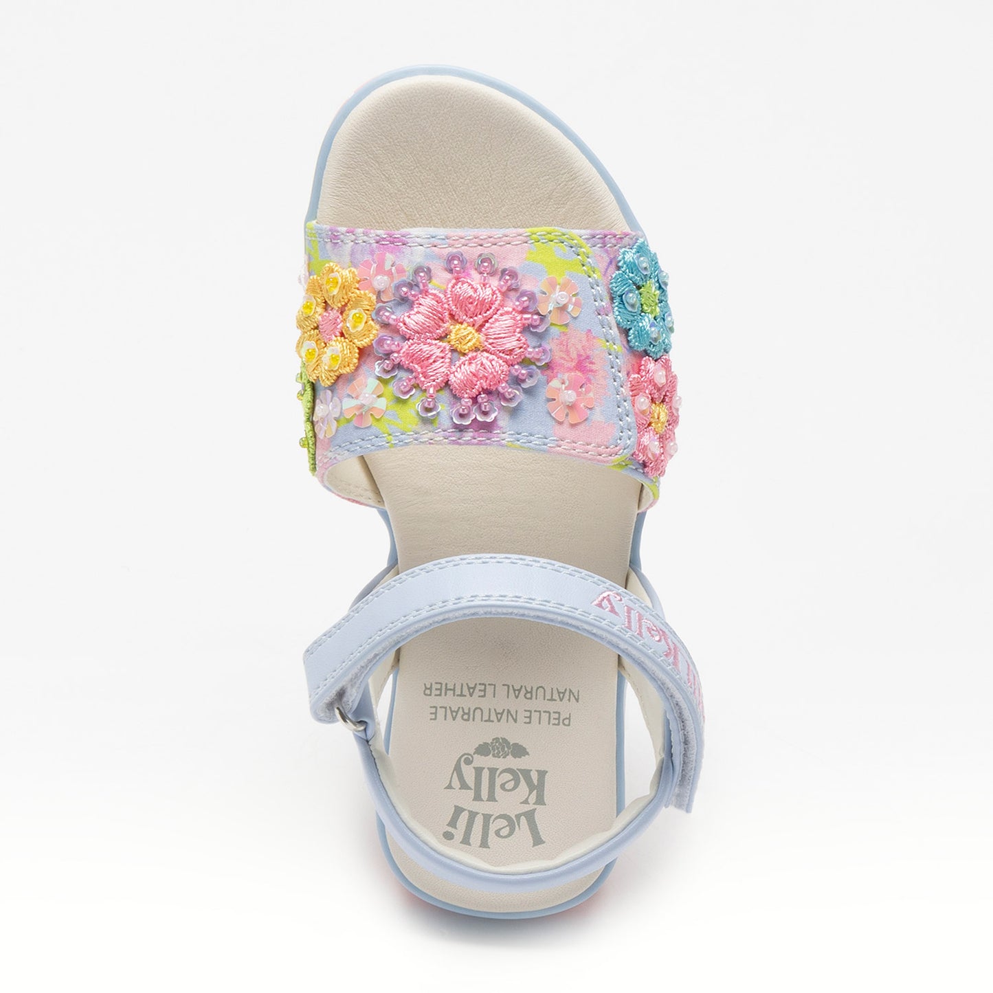 Lelli Kelly Eloise Girls Lilac Embroidered Sandal