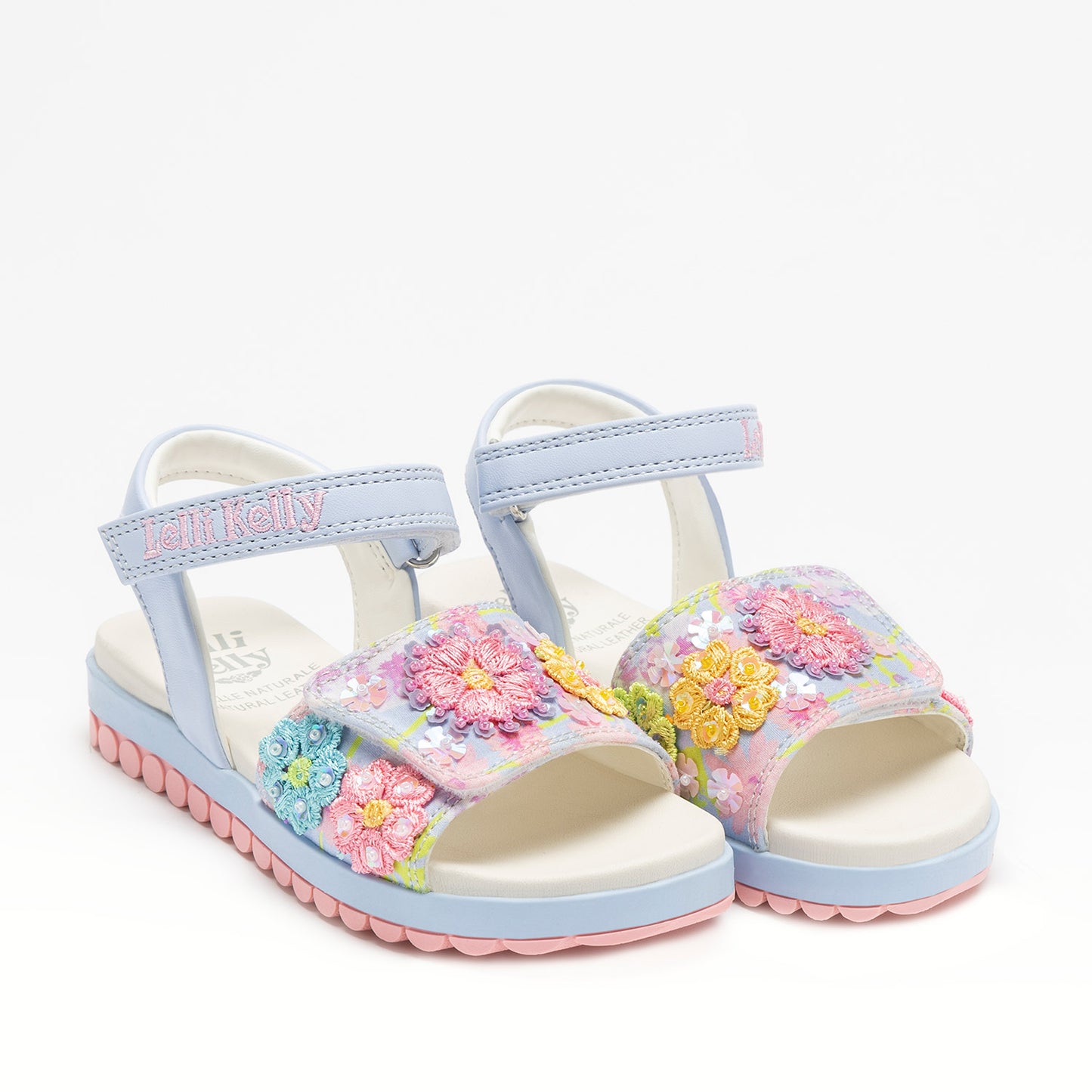Lelli Kelly Eloise Girls Lilac Embroidered Sandal