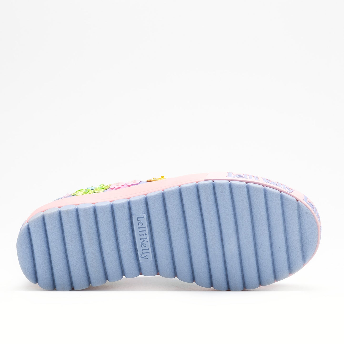 Lelli Kelly Eloise Girls Lilac Embroidered Canvas Shoe