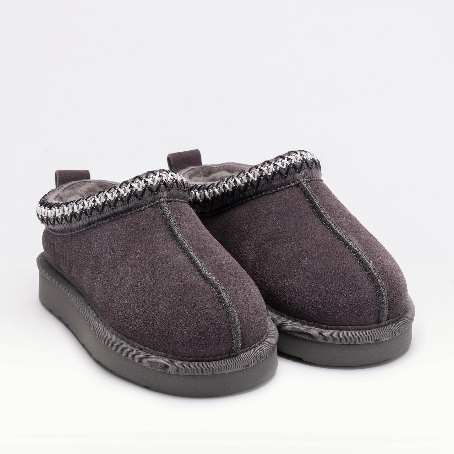 Lelli Kelly Lidia Girls Grey Suede Mule Slippers