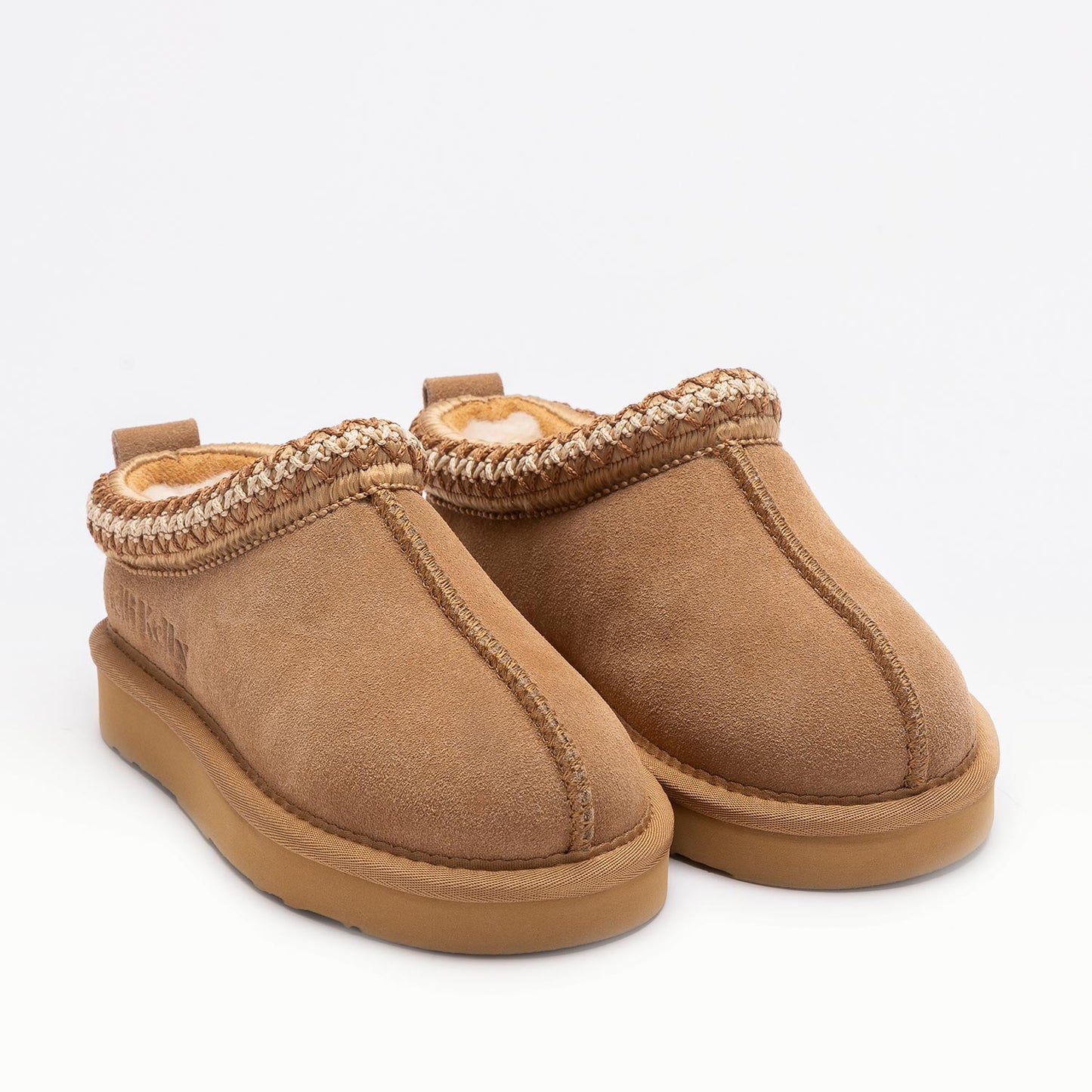 Lelli Kelly Lidia Girls Tan Suede Mule Slippers