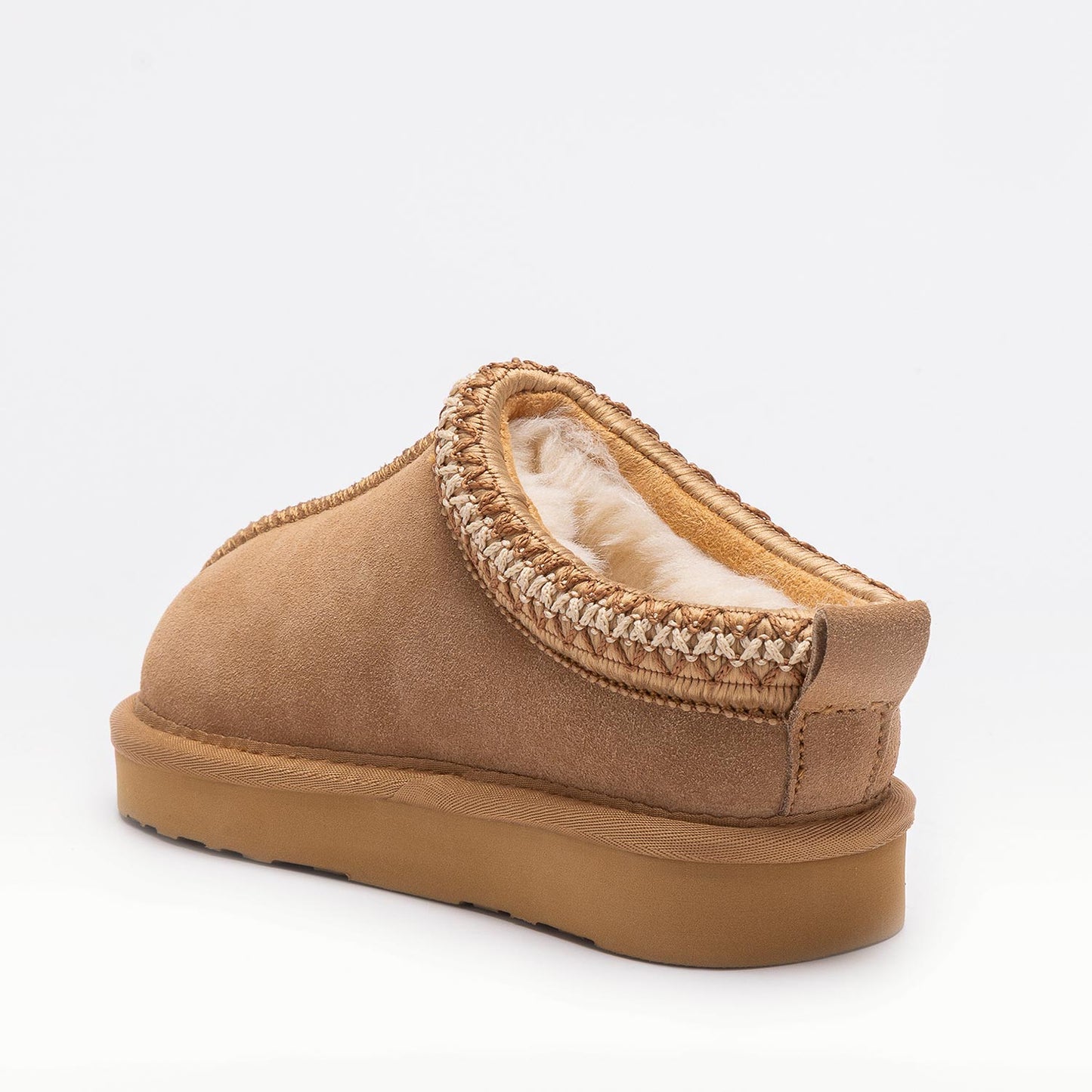 Lelli Kelly Lidia Girls Tan Suede Mule Slippers