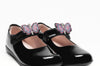 Lelli Kelly Luna Butterfly Girls Wide Black Patent School Shoe