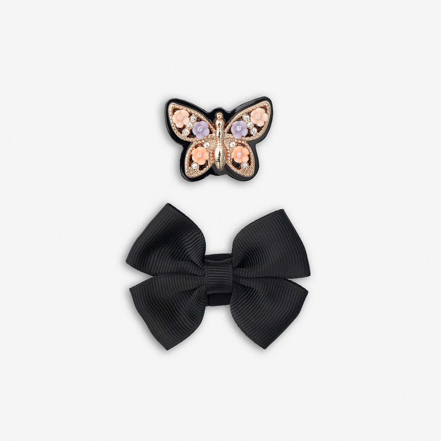 Lelli Kelly Lucy Butterfly Girls Black Patent School Shoe