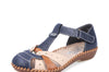 Rieker M165514 Womens Navy Combi Closed Toe Sandal