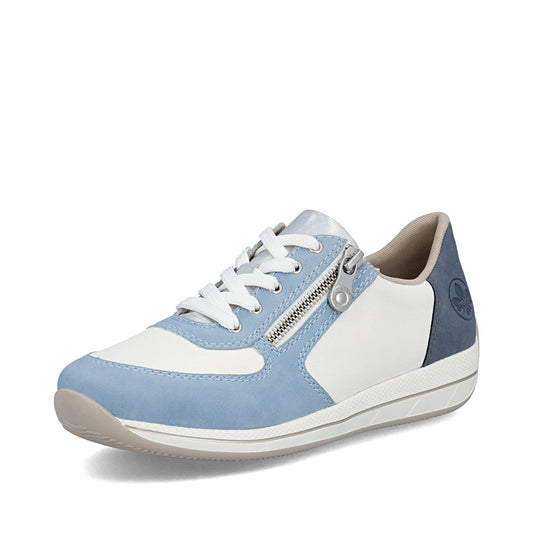 Rieker N111210 Womens Blue Combi Trainer