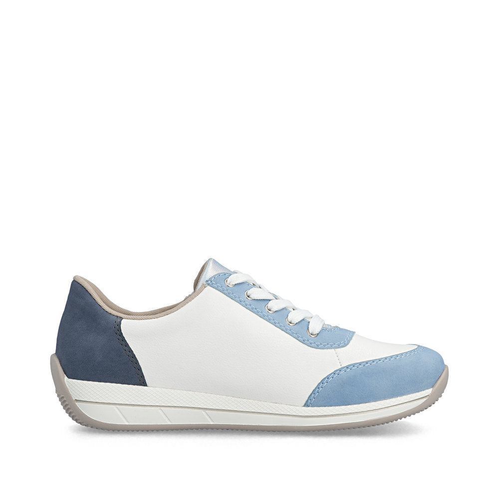 Rieker N111210 Womens Blue Combi Trainer