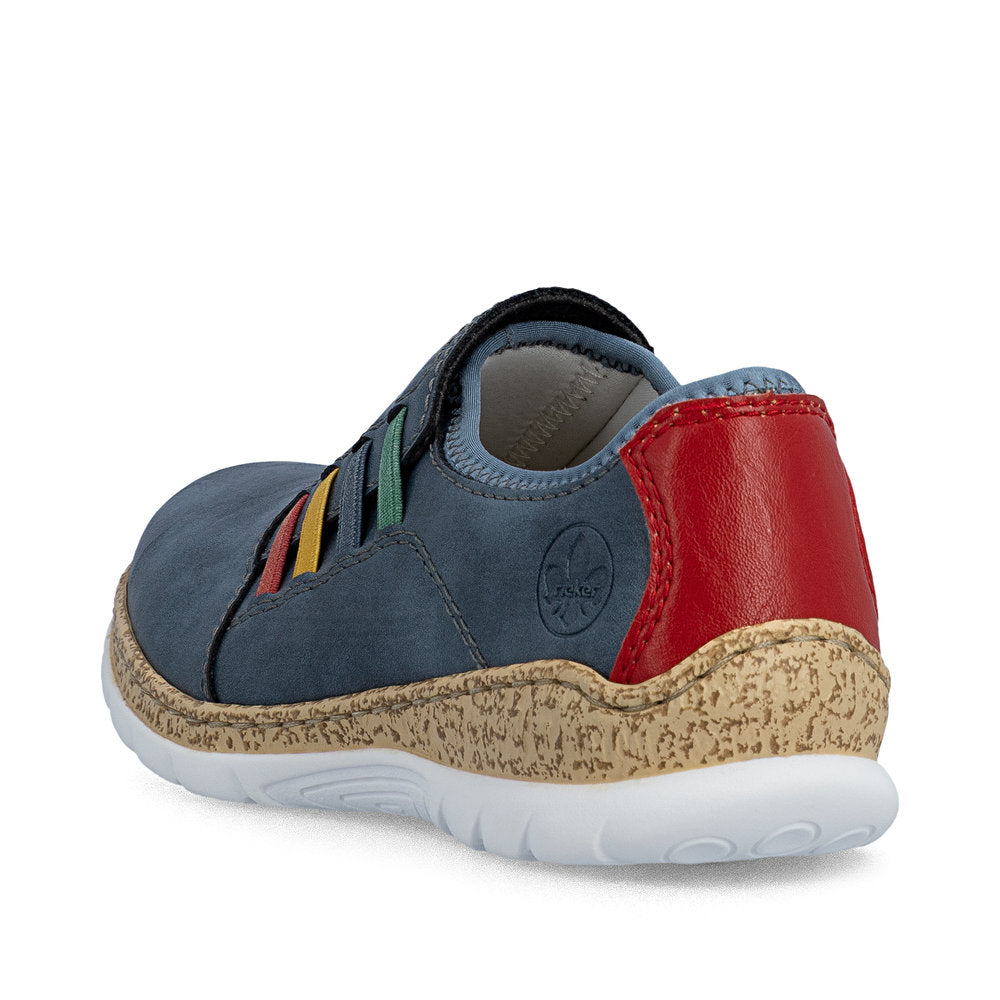 Rieker N426414 Womens Blue Slip On Shoe