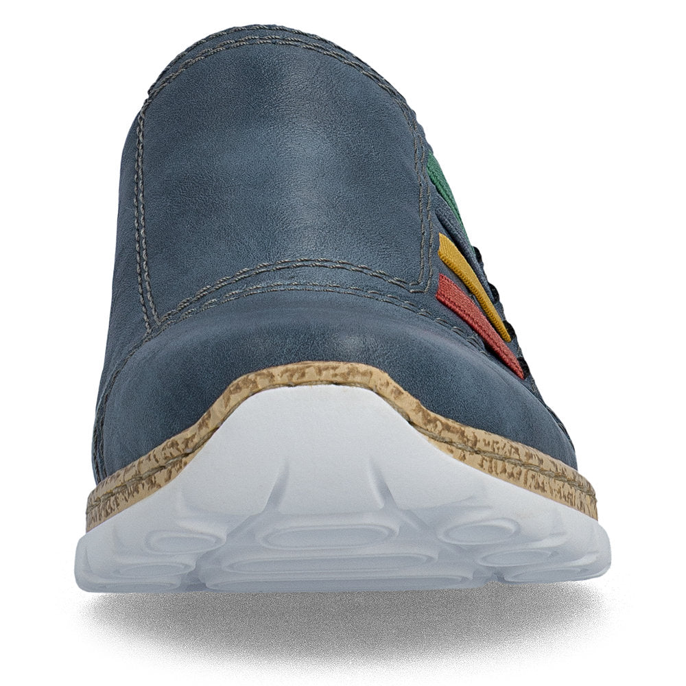 Rieker N426414 Womens Blue Slip On Shoe