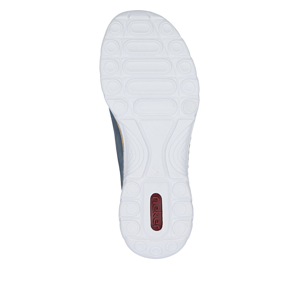 Rieker N426414 Womens Blue Slip On Shoe
