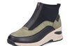 Rieker N936254 Womens Green Wedge Trainer Boot