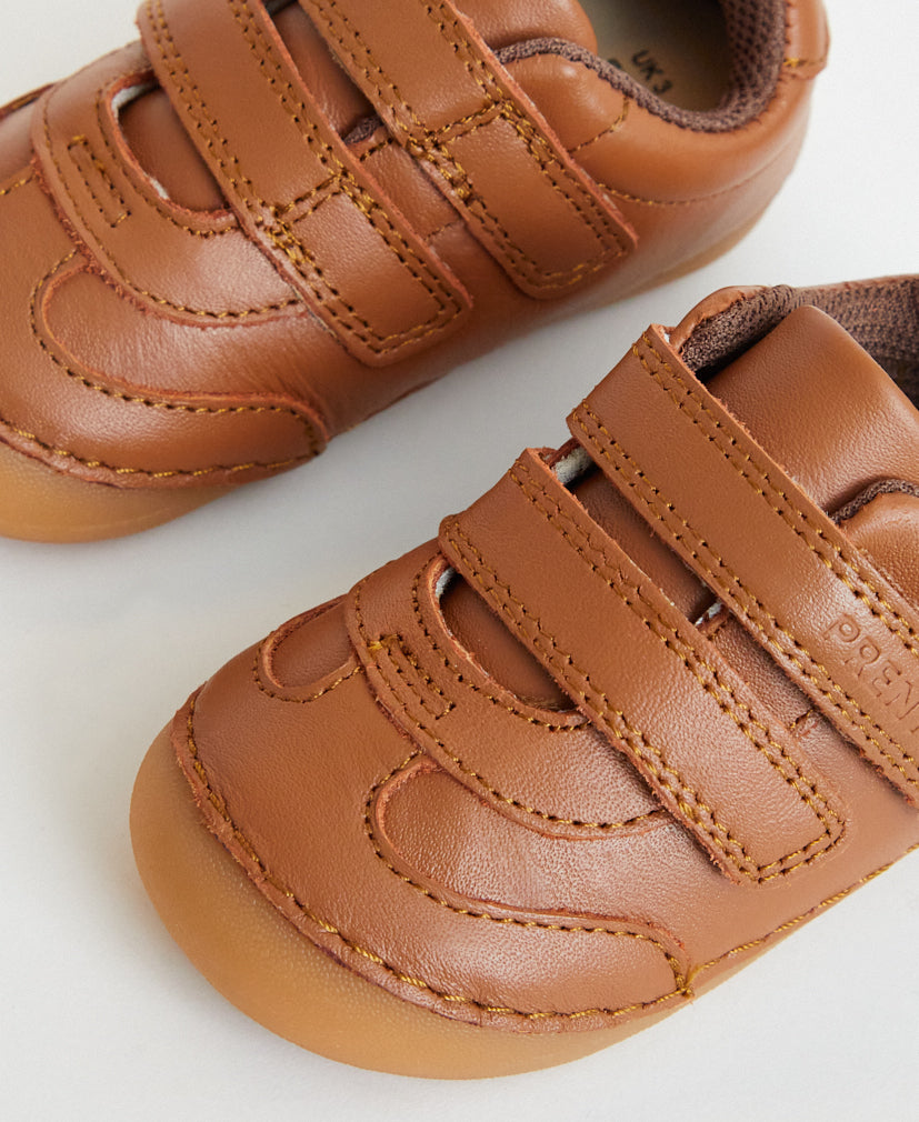 Prenta Rocket Infants Tan First Walker Trainer