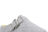 Hush Puppies Good Buckle Womens Grey Mule Slipper