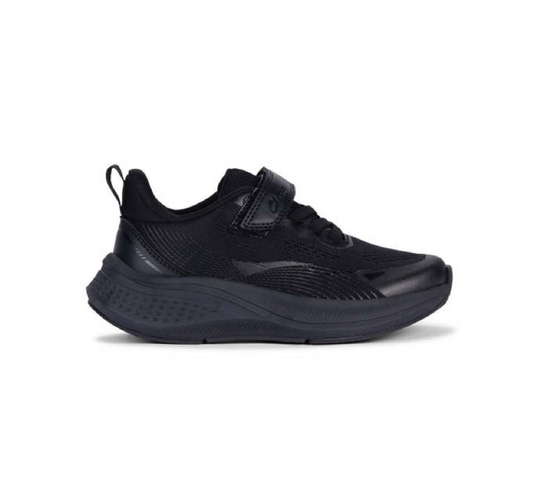 Clarks Lumen Hero K Boys Black Trainer School Shoes