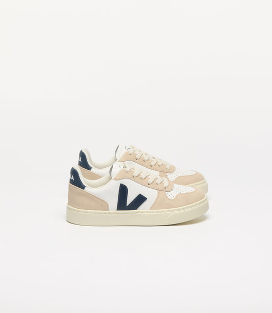 Veja V-10 Lace White Nautico Almond Trainer