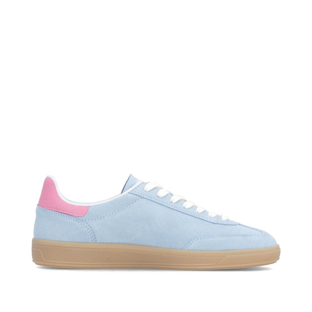 Rieker Sport W220010 Womens Blue Pink Trainer