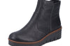 Rieker X916500 Womens Black Wedge Boot