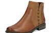 Rieker Z495124 Womens Brown Stitch Ankle Boot