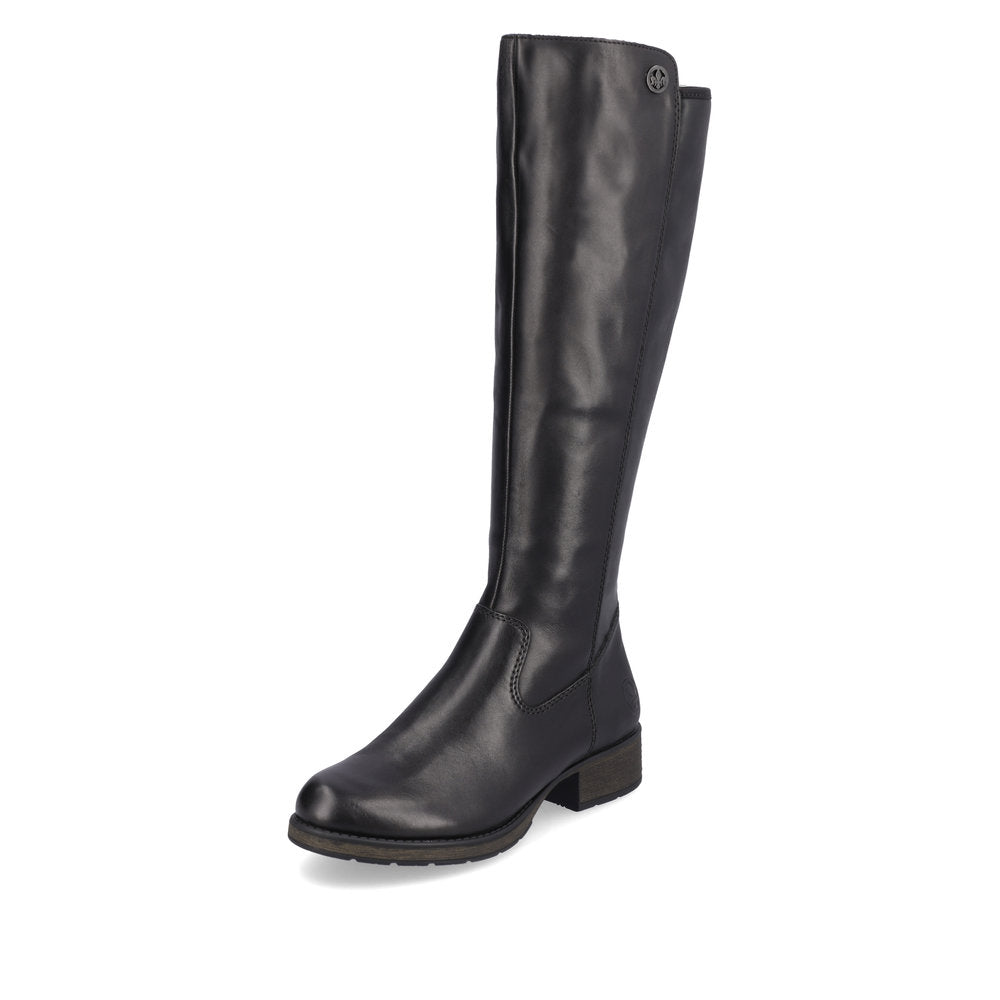 Rieker Z959101 Womens Black Tall Boot