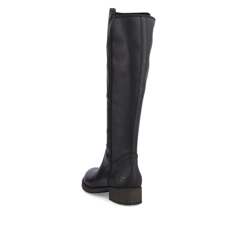Rieker Z959101 Womens Black Tall Boot