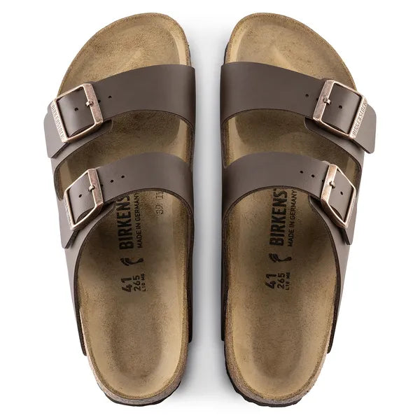 Birkenstock Arizona Dark Brown Narrow Footbed Sandal