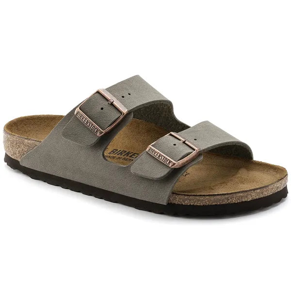 Birkenstock Arizona Narrow Footbed Womens Stone Sandal