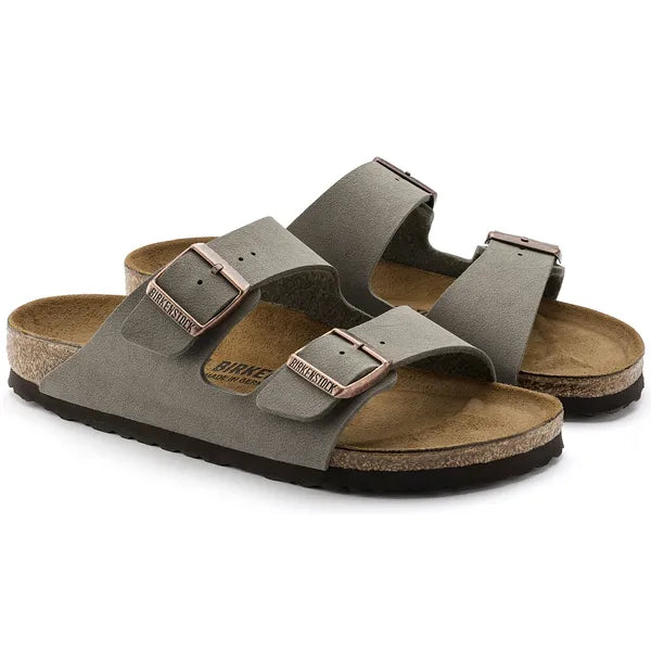 Birkenstock Arizona Narrow Footbed Womens Stone Sandal