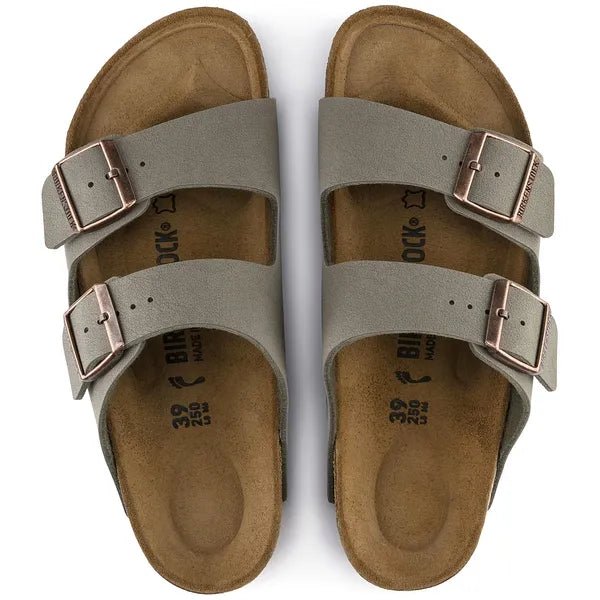 Birkenstock Arizona Narrow Footbed Womens Stone Sandal