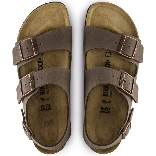 Birkenstock Milano Womens Mocca Narrow Footbed Sandal