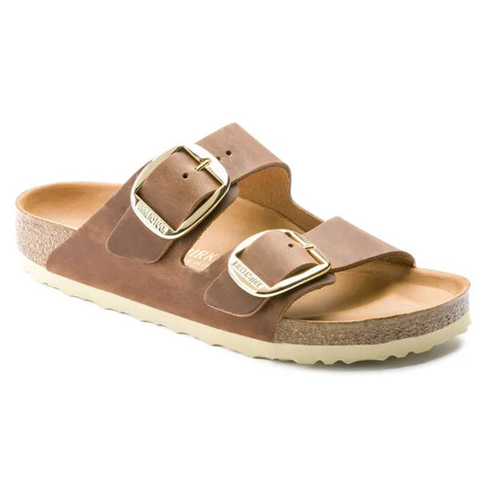 Birkenstock Arizona Big Buckle Womens Cognac Sandal