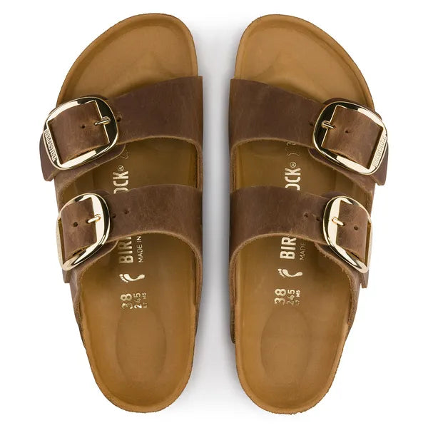 Birkenstock Arizona Big Buckle Womens Cognac Sandal