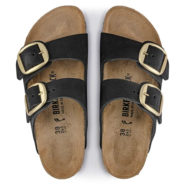 Birkenstock Arizona Big Buckle Womens Black Sandal