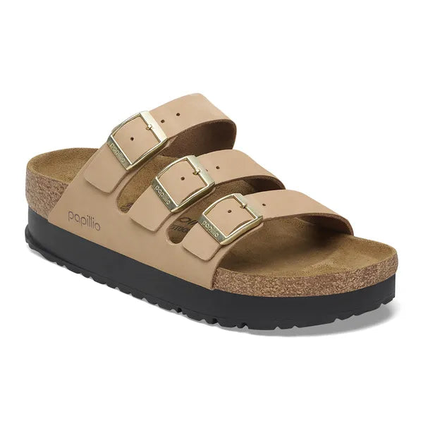 Birkenstock Florida Platform Womens Sandcastle Sandal