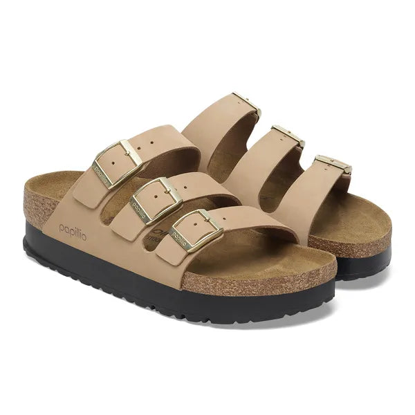 Birkenstock Florida Platform Womens Sandcastle Sandal