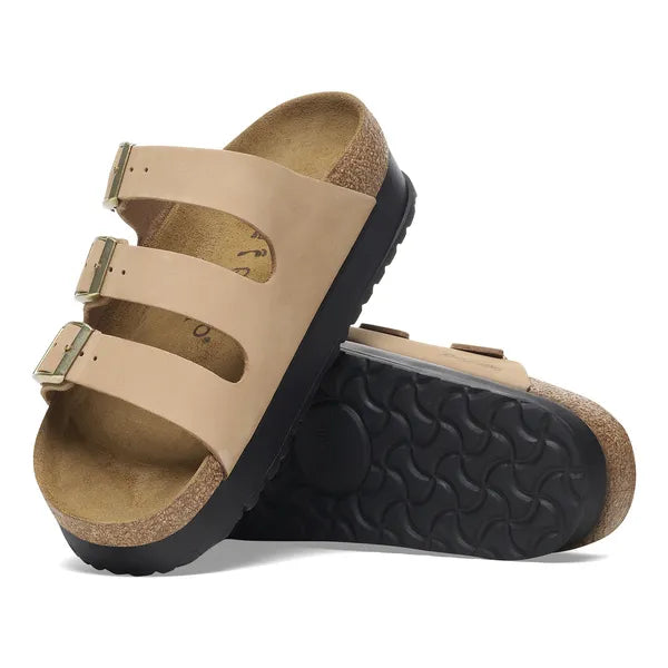 Birkenstock Florida Platform Womens Sandcastle Sandal
