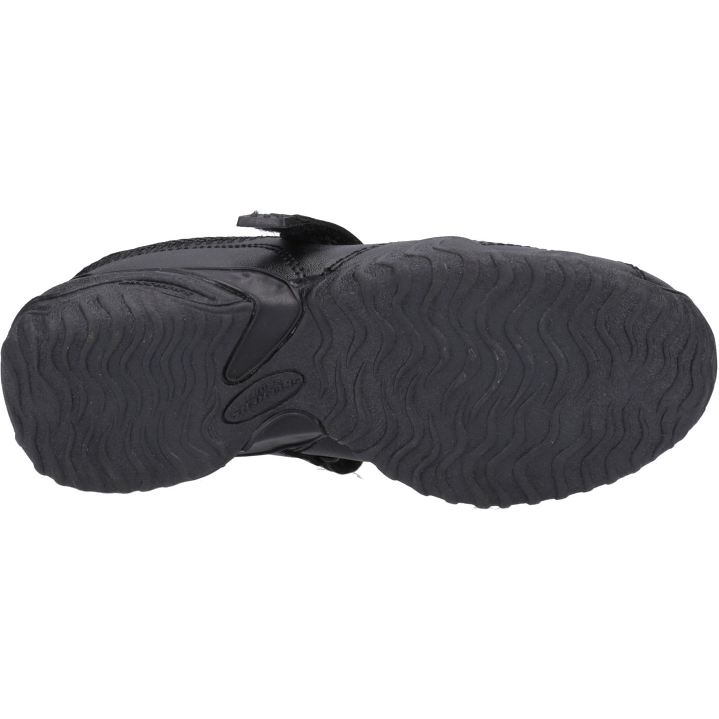 Skechers Velocity Pouty Girls Black School Shoe